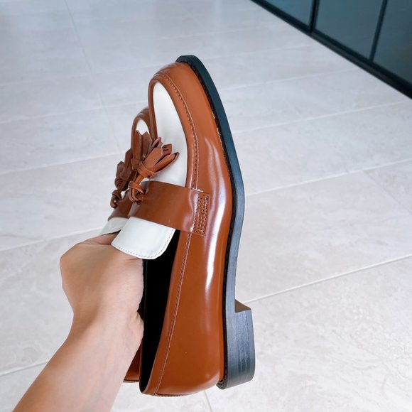 BRAND NEW ZARA SIZE 38 LOAFER, MIUMIU STYLE - Picture 6 of 7